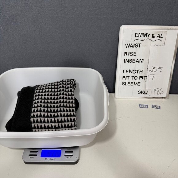 Title Nine Super Power Quarter Zip Sweater Size XS Houndstooth Geo Merino Wool - Picture 9 of 12